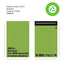 Design of green recycled Mail Bag 15 x 18 inches for packaging products