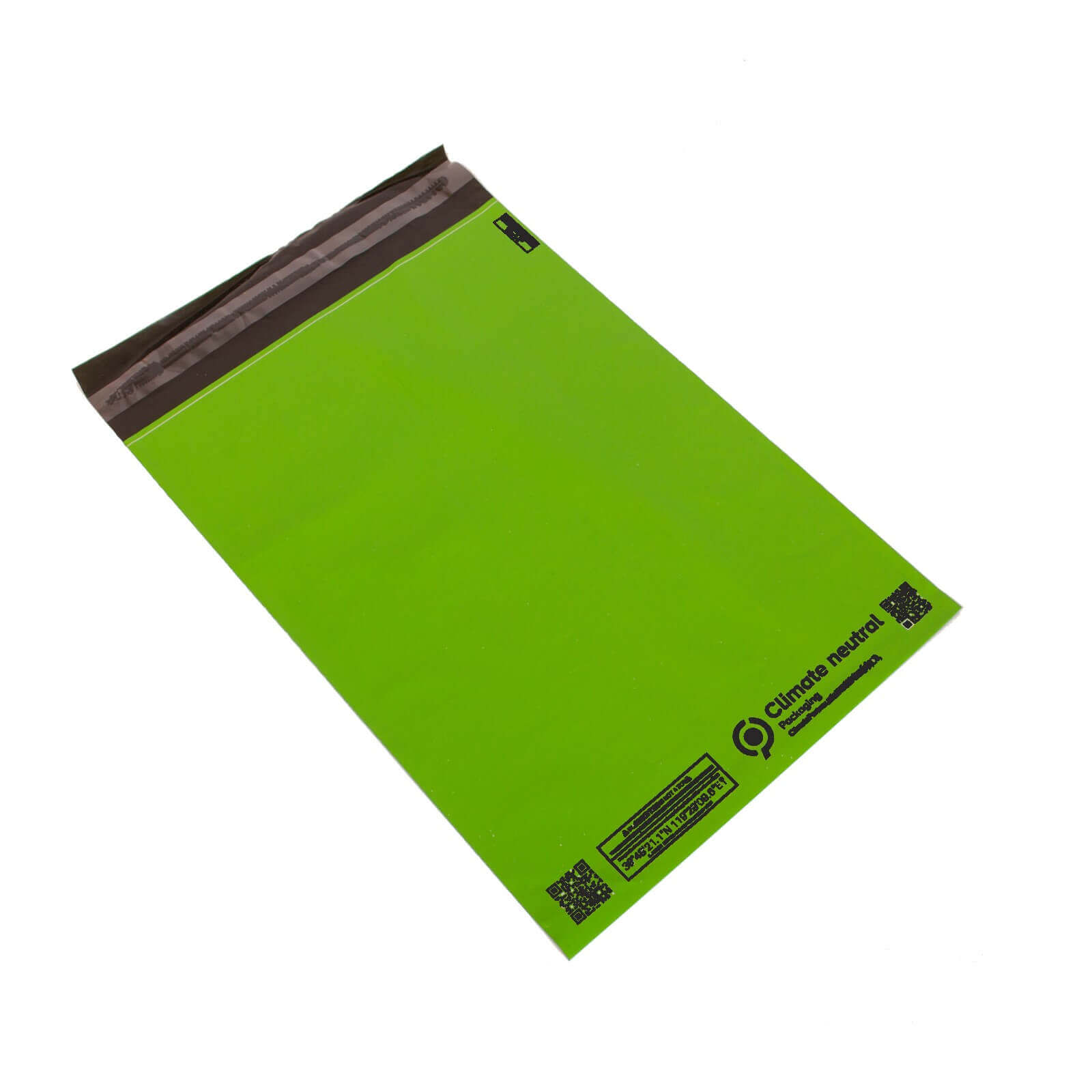 Full-back image of 17 x 22 green sustainable Mailing Bag