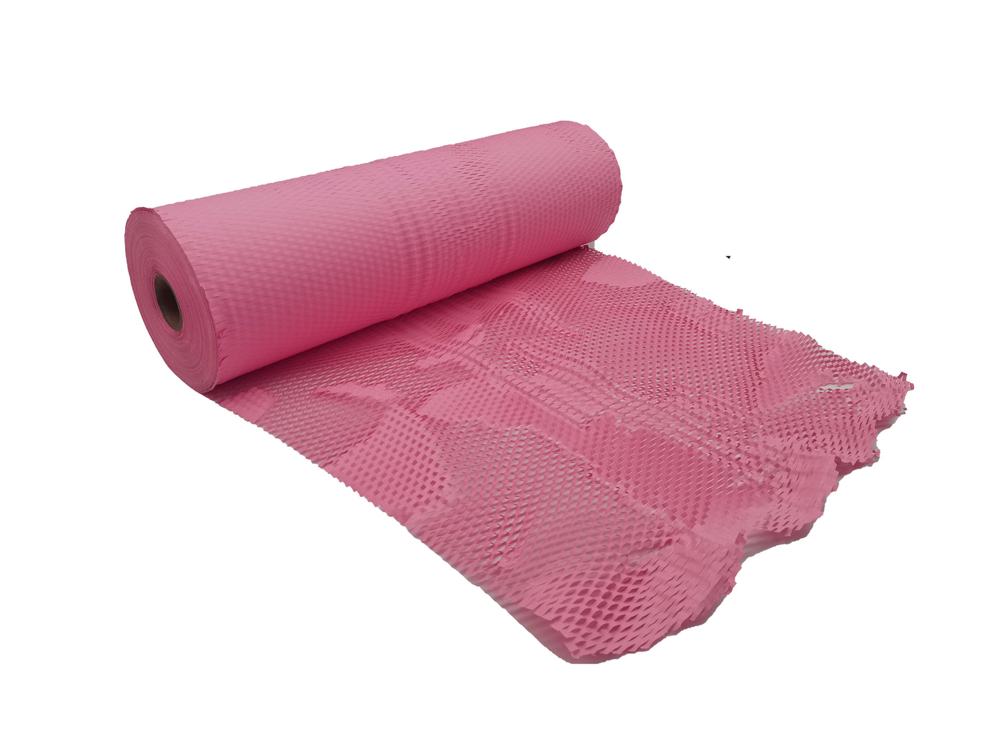 Honeycomb Paper Roll - Pink